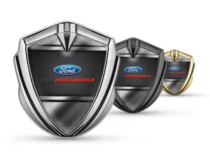 Ford Emblema Metallico Badge Look Minimal Stile Universale